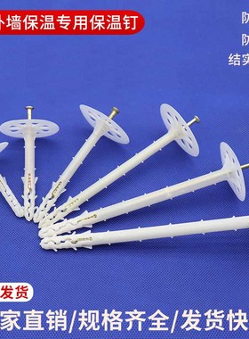 内外墙保温钉保温层保温板固定钉锚固钉挤塑岩棉板泡沫板专用锚栓