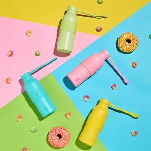 contatto马卡龙系随行商务礼品保温杯壶不锈钢男女士大容量保温杯