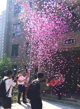 手持礼花筒花瓣结婚礼炮婚礼喷花