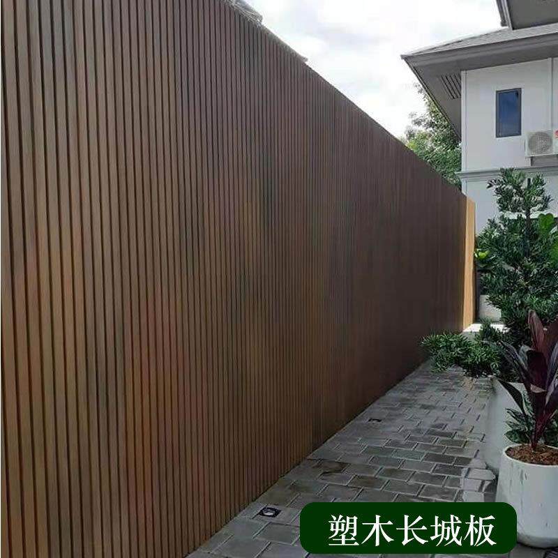 木塑板长城板装饰墙板219*26室外露台墙面防水防霉板材木屋