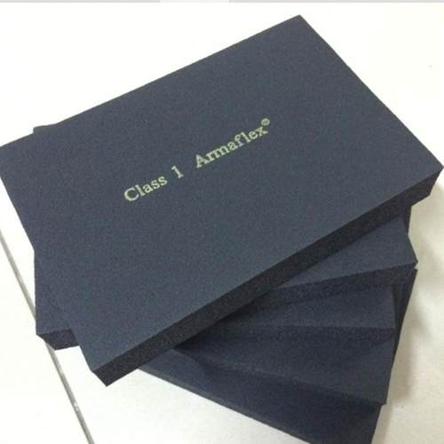 福乐斯橡塑板b1级空调风管管道墙体隔音保温橡塑海绵板