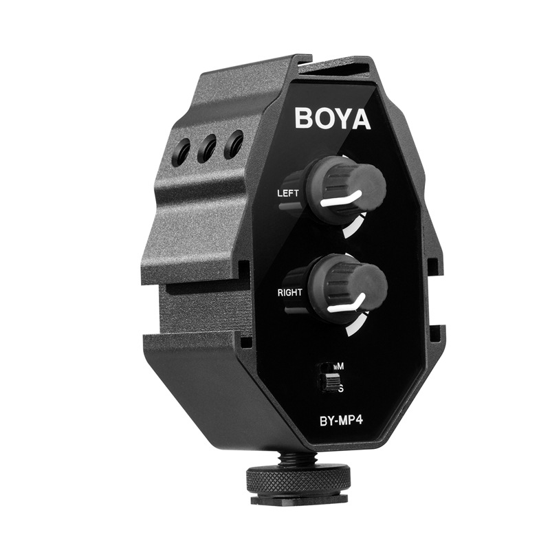 BOYA²©ÑÅBY-MP4Âó¿Ë·ç»°Í²»ìÒôÆ÷Ò»ÍÏÈý µ¥ÉùµÀתÁ¢ÌåÉùÒ»ÍÏËÄ