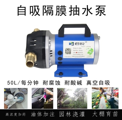 12V24V48V60V无人机加药泵大流量耐腐蚀抽水泵抽油泵灌溉浇水泵