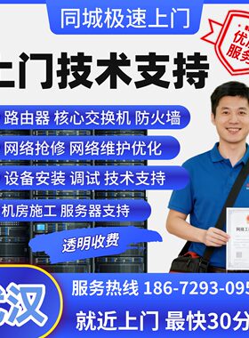 武汉上门技术支持路由器机房设备服务器交换机网络维修浪潮戴尔
