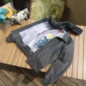 仅54件美国进口丝绒磨砂老牛皮可脱卸羊毛领真皮衣B15空飞梦露