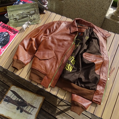 欧版CWU-45P空军飞行皮夹克