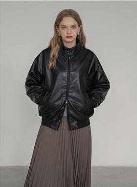 男女通穿【哈灵顿G9】巴基斯坦进口上乘绵羊皮真皮皮衣皮夹克