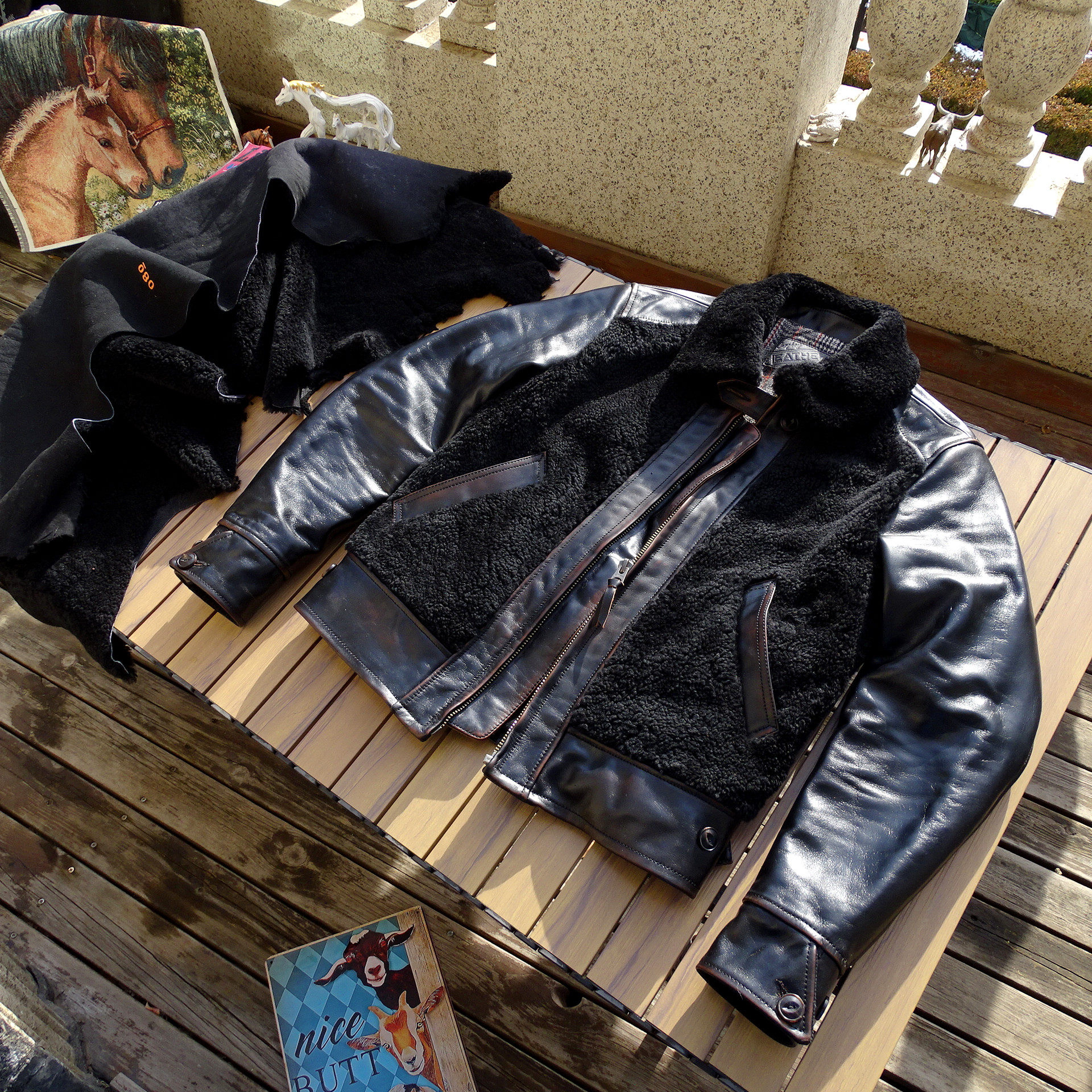 5折预【黑熊】Colomer绒面羊皮毛一体意植茶芯马皮日系复古熊皮衣,男装,皮衣,淘宝优惠券,粉丝福利购,淘宝优惠卷