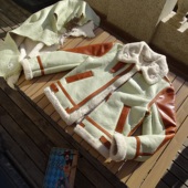 Colomer 澳洲原生态羊皮毛一体软嫩小羊羔复古B3真皮皮衣男女