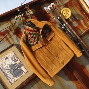 101风暴骑士牛仔 纳瓦霍图腾毛呢 Rider Storm