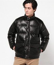 整单3千件赔本抛售！木村真皮羽绒意大利进口绵羊皮面包服男女