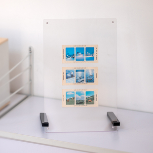 九日日九/【亚克力相框】光影片反转片相框/适用10*5cm卡