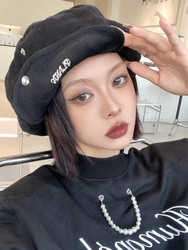 独家设计卷檐八角帽显脸小云朵帽