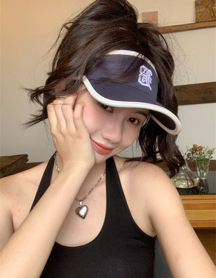 实用户外遮阳帽夏季空顶帽马尾帽