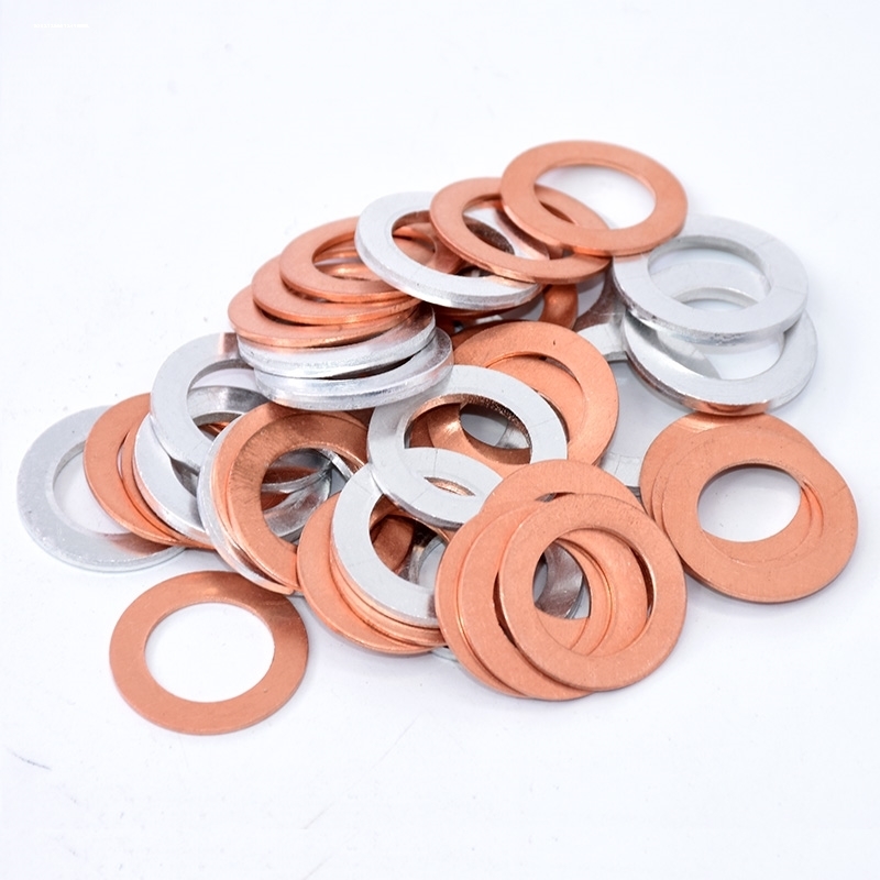 油底壳螺丝垫片盒装紫铜垫片4S店汽修铜垫修理盒放油垫片M6M8M10