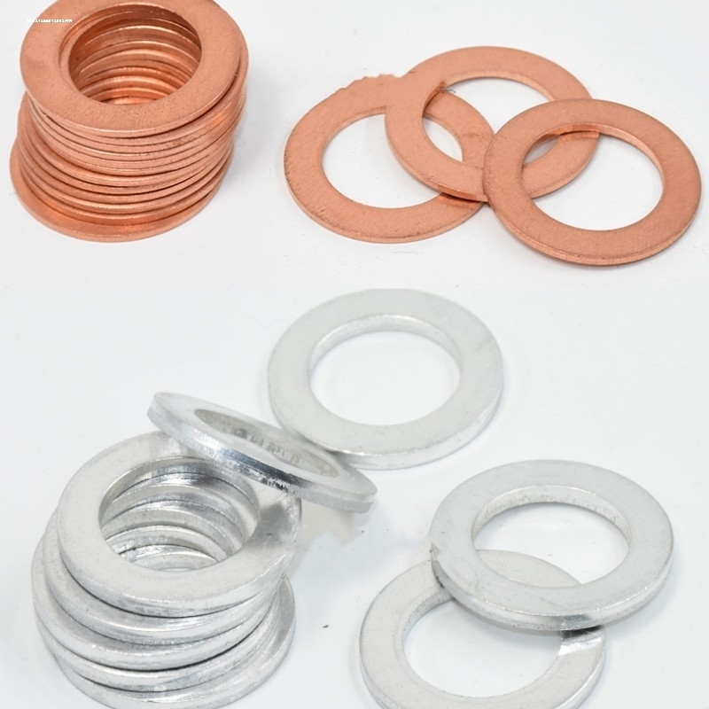 油底壳放油螺丝垫片盒装紫铜垫片套盒4S店汽修铜垫修理盒放油垫片