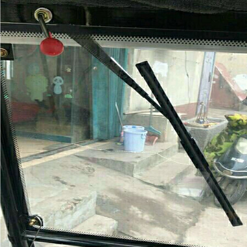 电瓶三轮车雨刷器摩托三轮车雨刮器总成电动车雨刮手动雨刮器通用