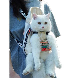 猫包外出便携猫咪背带胸前包狗狗背猫兜遛抱猫袋神器宠物双肩背包