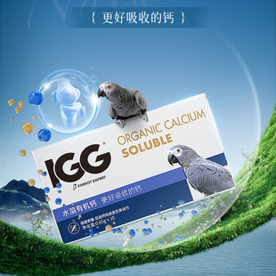 IGG鹦鹉水溶有机钙补钙用钙粉全品类鸟用牡丹虎皮玄凤营养补充用