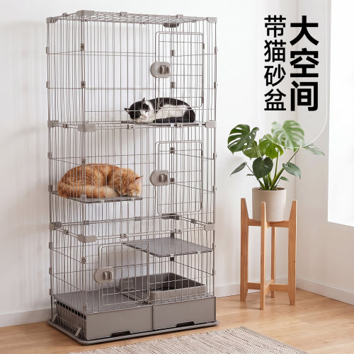 猫笼子超大自由空间别墅家用室内