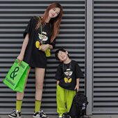 T恤 大码 潮流亲子装 亲子装 母子母女装 短袖 韩版 夏季