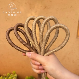 麻绳绵绳手把大号果壳风铃专用手工编织DIY材料挂饰坠绳拉坏绳