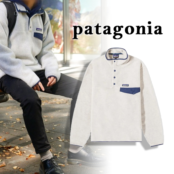 Patagonia巴塔哥尼亚男士轻量级Shinchilla SnapT套头衫男女户外