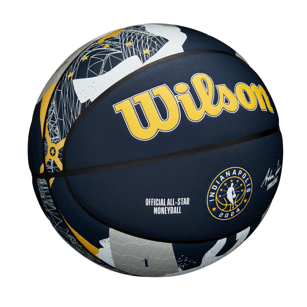 新款Wilson威尔逊篮球7号游戏用球NBA 全明星赛点球成金七号