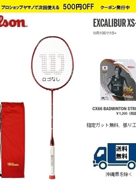 日本正品JP版Wilson威尔胜羽毛球拍子女生EXCALIBUR XS-7超轻单拍