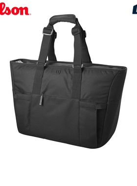 2024 Lifestyle新款威尔逊专业网球包运动健身包黑色