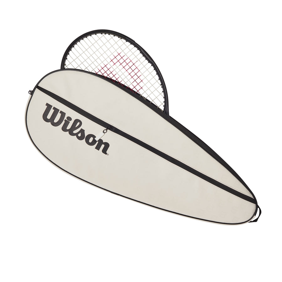 新款 2024WILSON威尔胜背包 奶油色 / 黑色羽毛球拍套收纳袋
