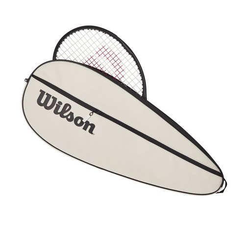 新款 2024WILSON威尔胜背包 奶油色 / 黑色羽毛球拍套收纳袋