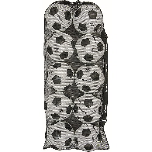 日本Mikasa米卡萨排球球袋网状抽绳黑色大号足球袋网兜配件便携