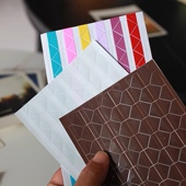 黑色 diy相册贴纸影集贴角 白色 彩色 透明PVC照片角贴 6色单选