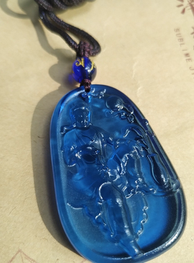 代请杭州净慈观音菩萨吊坠琉璃