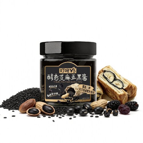 叮咚V5醇香芝麻五黑酱100g