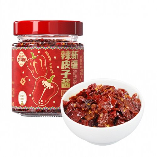 叮咚定制新疆辣皮子酱200g