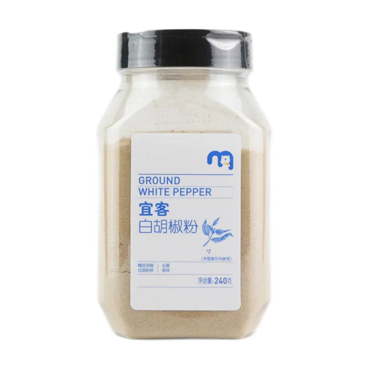 麦德龙YIKE宜客白胡椒粉240g