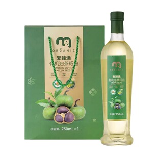 麦德龙 麦臻选 有机油茶籽油 礼盒 750ml*2瓶