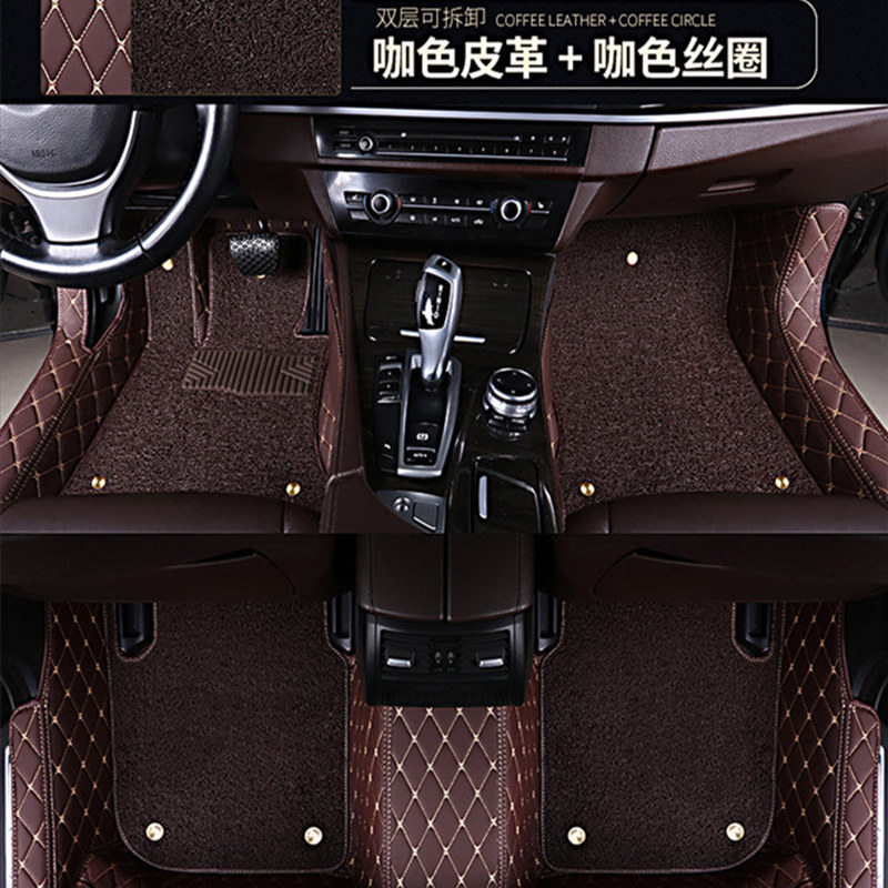 新款防水奥迪A6L脚垫 Q5 Q3 A4L A8老A6专用大全包围汽车脚垫
