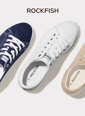 Rockfish 小白鞋板鞋女款2025秋季新款鞋子女厚底增高休闲运动鞋