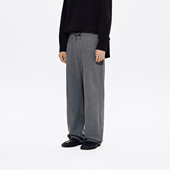 Brand男装 冬季 女装 PSO 加厚保暖裤 子男款 加绒宽松休闲直筒卫裤