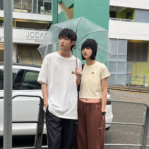 PSOBrand可爱小狗圆领短袖Tee