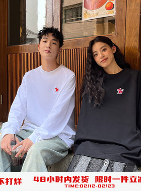 PSO Brand男装女装【凉感】索罗娜面料可爱祥龙长袖T恤春打底衫