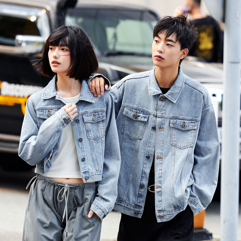 秋季牛仔夹克情侣外套