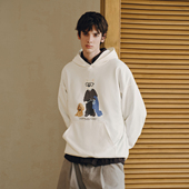 Brand 情侣装 男装 PSO 女装 可爱西高地连帽卫衣外套宽松长袖 秋季 潮