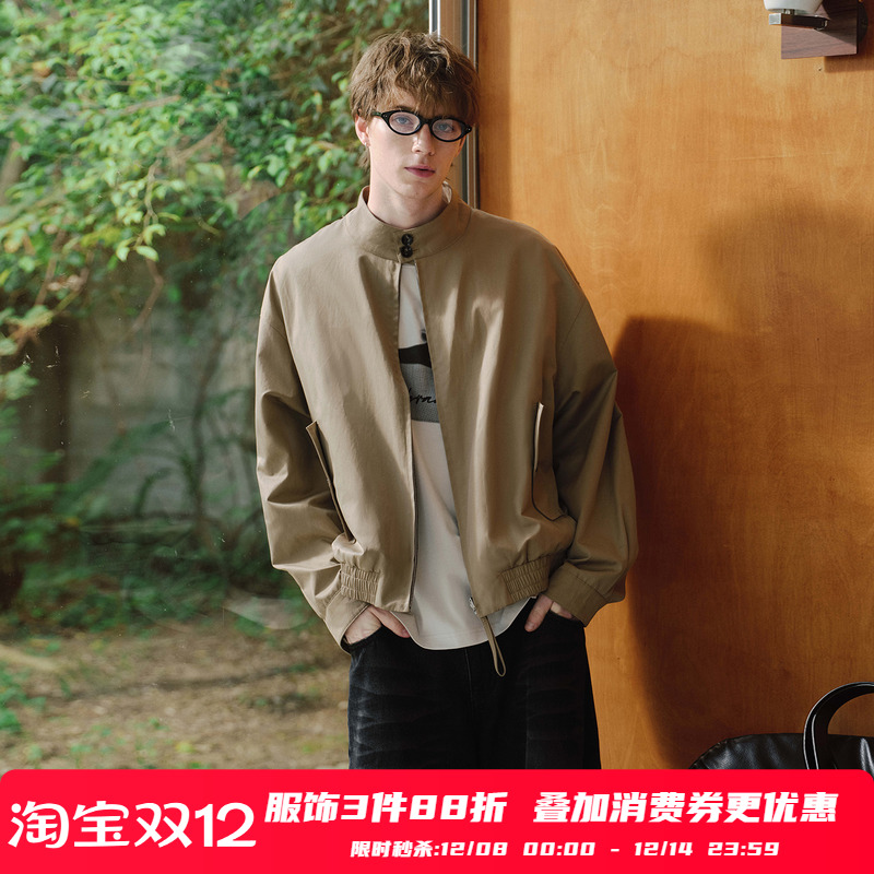 PSO Brand男装女装【双面穿哈灵顿】美式复古宽松工装夹克外套男