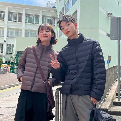 石墨烯发热里立领基础羽绒服