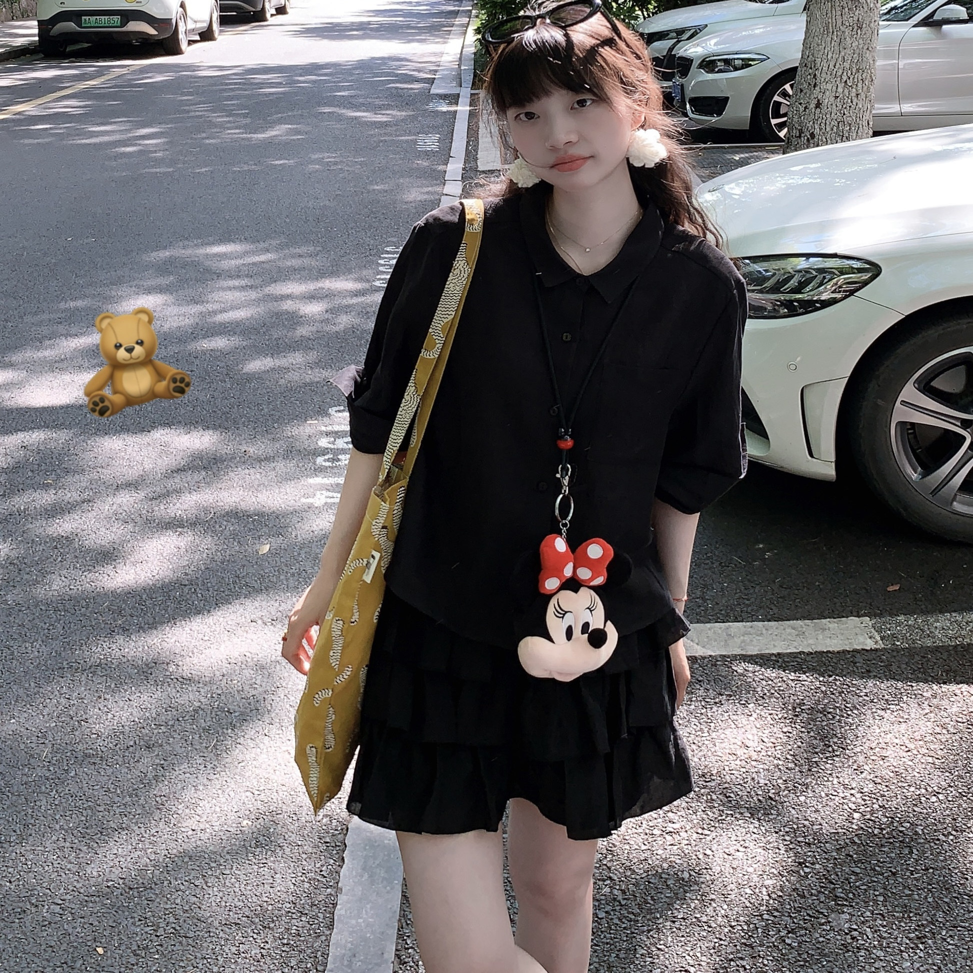 Emilyying夏季新款天丝苎麻手工卷袖设计感衬衫上衣