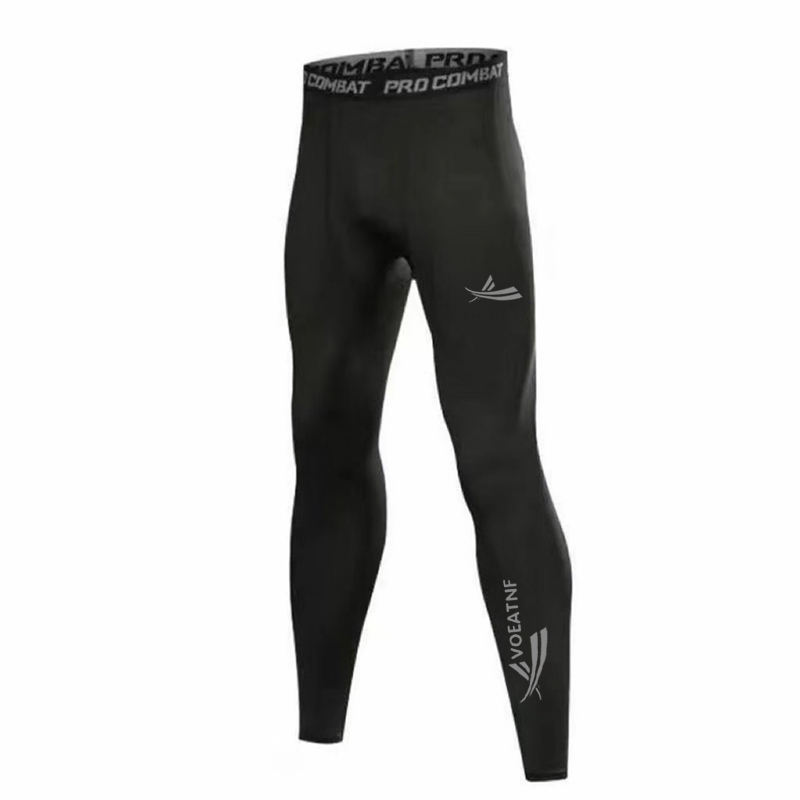 沃兰秋冬加绒加厚高弹健身裤男田径跑步速干训练裤户外运动紧身